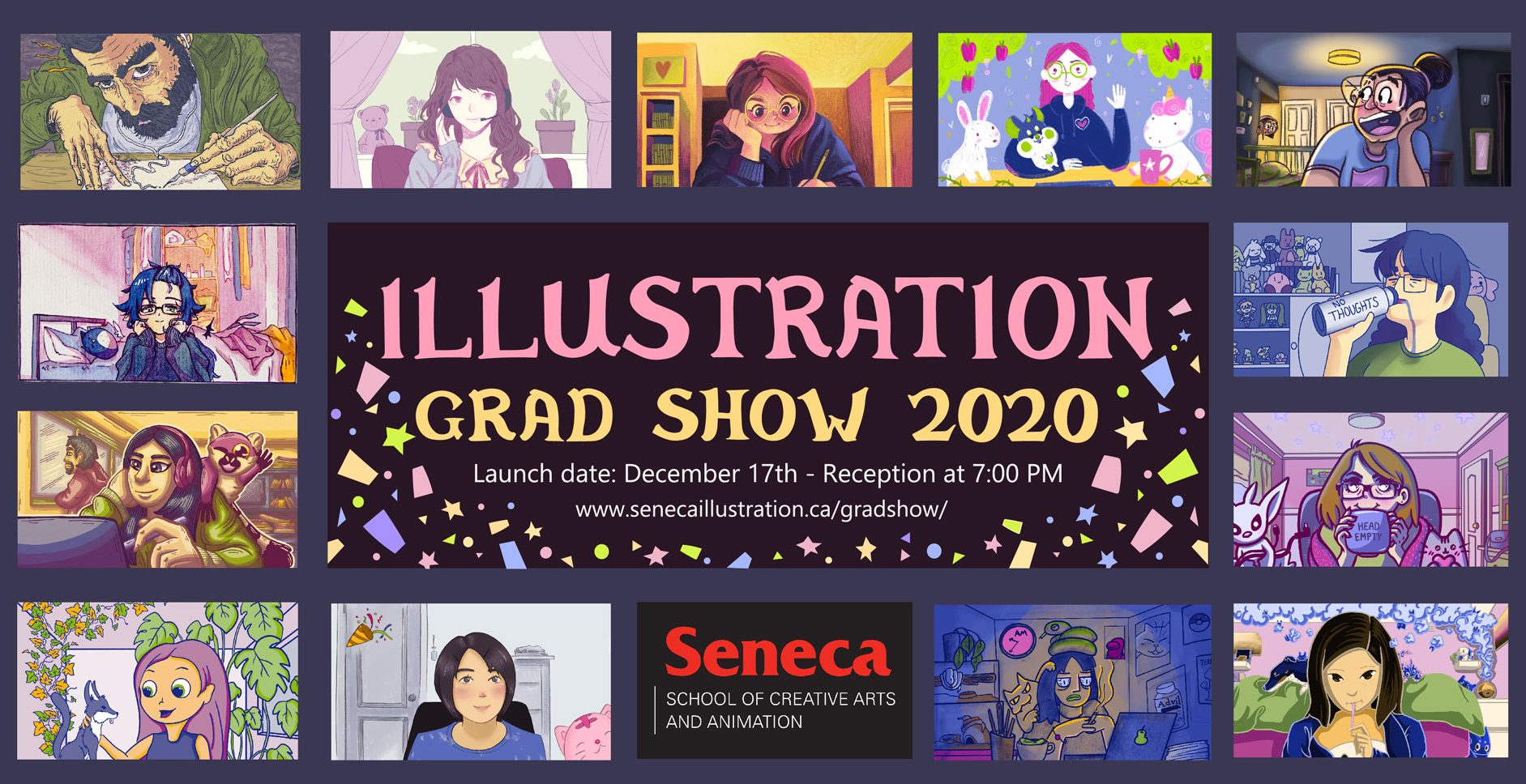 Seneca Illustration Grad Show Fall 2020